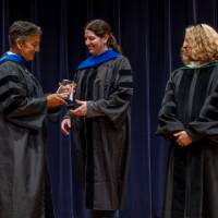 Faculty receiving award